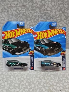 Hot Wheels Honda Civic Custom Super Treasure Hunt & Regular Honda